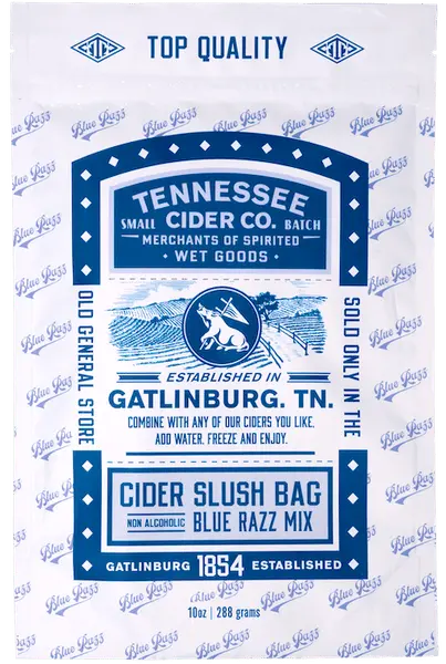 Blue Razz Cider Slush Mix